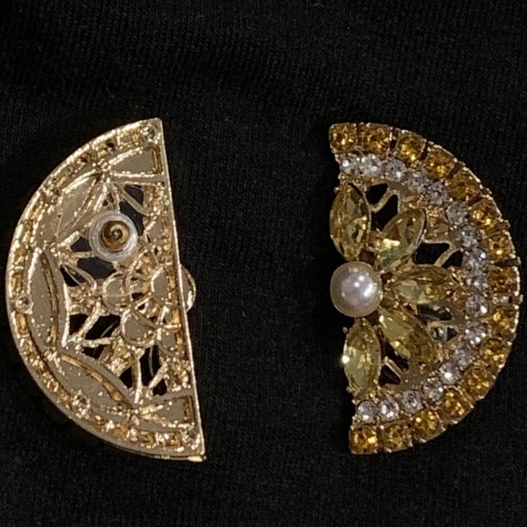 BETSEY JOHNSON SPARKLING LEMONS POST EARRINGS! - Picture 4 of 6